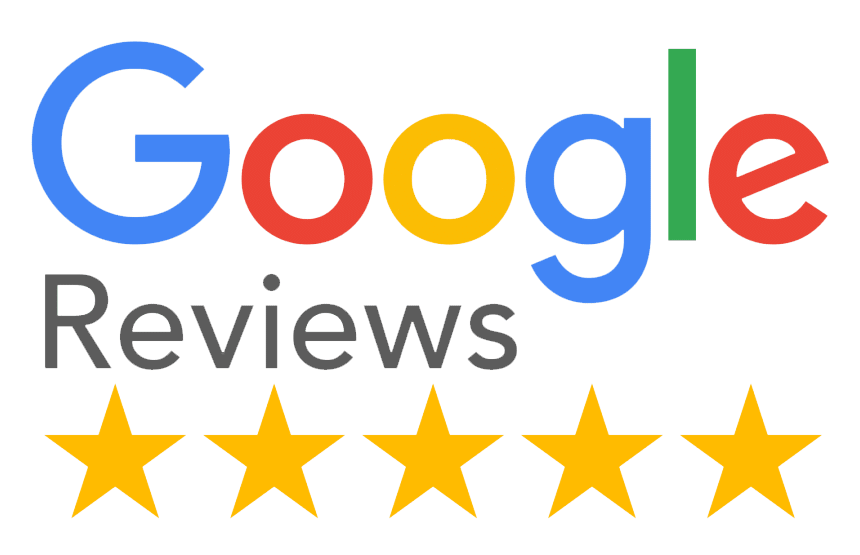 Google Reviews logo with five gold stars for Best Bites Dental